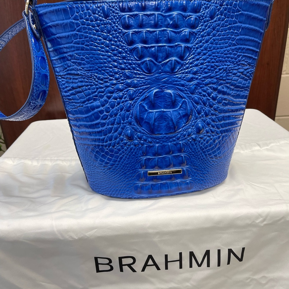 Brahmin Quinn Cobalt blue